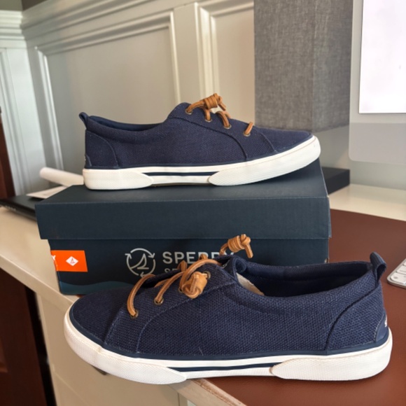 SPERRY - Pier Wave LTT Sneaker Navy - Memory Foam- 8.5 - Picture 3 of 3